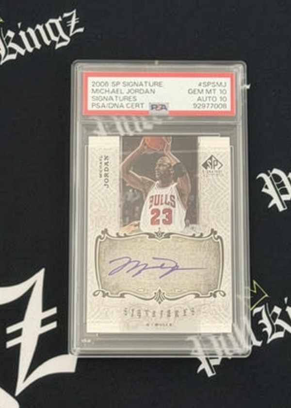 Michael Jordan 2006 SP Signature autograph PSA 10 Auto 10